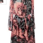 Jennifer Lopez Floral Open Shoulder  Dress Photo 1