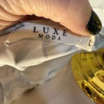 Moda Luxe  Blue and White Floral V-Neck Bishop Sleeve Blouse Photo 3