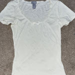 Tilly's White  Top with bow Photo 0