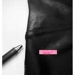 Spanx Faux Leather Moto Shorts Black High-Rise Shiny Edgy Motorcycle Bike Long S Photo 5