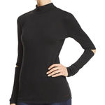 PHILANTHROPY River Mock‎ Turtleneck Black Photo 0