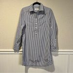 Vineyard Vines  Blue Striped Margo Cotton pullover Shirt dress size 4 Photo 1