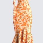 Finesse Olga Dress Orange Size M Photo 0