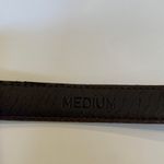 Calvin Klein Vintage  Lizard Embossed Women’s Small Medium Brown Leather Belt Photo 3