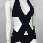 Nasty Gal New One Piece Swimsuit Black S Photo 0