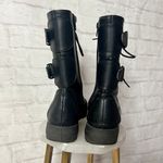 Rue 21 Leather Combat Boots Photo 3