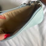 SheIn baby blue crocodile baguette bag Photo 1