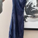 Mermaid mesh sequin mini dress Blue Size M Photo 3