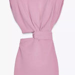 ZARA  pink cut out mini dress size small Photo 0