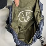 LP/LP quilted puffer purse navy blue 14” x 8.5” x 4” Black Photo 8