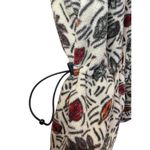 The North Face Women Large Vintage Zip Up Sweater Vest Fleece 90s Leaves Pattern Photo 5