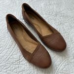 Clarks  Women's Sara Erin Ballet Flat - Tan Leather Size 7 Photo 0