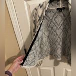 August Silk  Diamond Eyelash Open Cardigan Bolero White Black Size M Photo 7