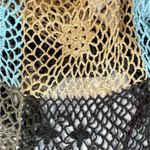 Moda International Crochet Cover Up, Size L Brown Size L Photo 5