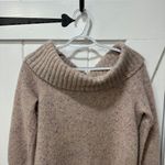 Rebecca Minkoff  Womens Sweater Large Merino Wool Alpaca Shrug Shawl Knit Tan‎ Photo 3