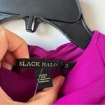 Black Halo  Enola Side‎ Drape Jumpsuit Berry Plum 2 Photo 3