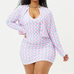 frankie's bikinis Cheri Terry Cardigan in Sister Swirl Photo 6