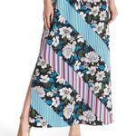 Bobeau Maxi Floral Striped Tropical Print Dolman Sleeves Maxi Dress Women's XS Photo 11