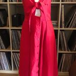 Ecowish Elegant Red Midi Dress Photo 0