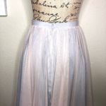 Space 46 Dove Gray & Pink 4 layer Tulle Skirt The Wendy Skirt Lined Size Small Photo 9