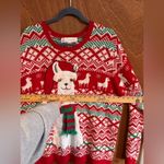 Jolly Sweaters Ugly Xmas Christmas Sweater derpy llama design size xxl Red Photo 6