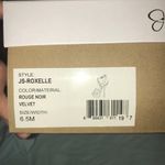 Jessica Simpson maroon velvet heels 6.5 Photo 4