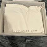 Good American Black Terry Cloth Heels Size 9 New with box Small heel open toe By Photo 7