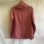 LL Bean Pullover Women Large Heathered Red Cowl Neck Long Sleeve Soft Cozy Comfy Photo 3
