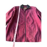 Vintage Reed Leather Sportswear Burgundy Genuine Leather jacket Red Size L Photo 11