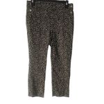 Rafaella Comfort Women's Size 8 Cheetah Animal Print Pull On Crop Pants Photo 1