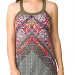 prAna  Cantine Halter Active Dress Women's L Cargo Marrakesh Olive Green Sporty Photo 0