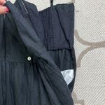 Madewell Black Sleeveless Wide-Leg Jumpsuit in 100% Linen, size 12 Photo 12