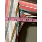 1. State Women's Multi Colored Striped Dress Size XL Collared Cotton Photo 6