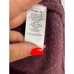 Vince Alpaca / Wool Blend Maroon Flecked Crewneck Side Vented Sweater Size XS Photo 7