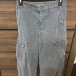 American Eagle women’s Blue Gray Cargo Pants Photo 0