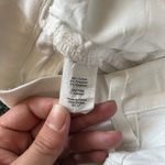 Madewell Y2K High Rise Skinny Cropped Jeans White Frayed Hem Distressed Size 27 Photo 15