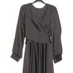 Modest Hijabi Friendly Long Sleeve Maxi Formal Dress Size XL Black Photo 3