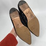 Jimmy Choo Romy Ballet Flats Point Toe Sequin Black Silver Photo 93