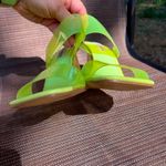 Steve Madden  Neon Green Transparent Wedges Platforms size 7.5 Photo 6