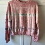 Something Navy Dollie Embroidered Tie Dye Pullover Sweater XS Photo 5