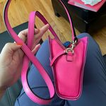 Kate Spade Adelia Hadley 2way Leather Bright Neon Crossbody Messenger removable strap clutc Coquette Barbie Colorful Neon Pop Photo 9