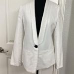 Madewell  White Tailored Blazer with Shawl Lapel Photo 0