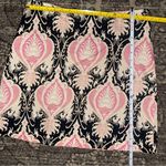 Fornash Vintage Women’s Size 8 Black Cream Pink Baroque Print A Photo 3