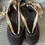 Loft Ann Taylor ballet style espadrilles low wedge shoes Photo 0
