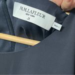 MM.LaFleur  Navy Sheath Dress Women’s Size 14 3/4 Sleeve Office Minimal Career Photo 9