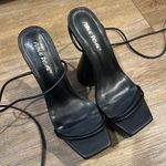 public desire MOVING SALE Black Platform Tie Up Heels Photo 4