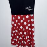 Disney Minnie Mouse Tank Dress Womens Junior Size Small 3 5 Red White Black Photo 2