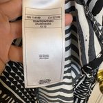 Roxy  Y2K Black & White Geometric Babydoll Mini Dress | M Surf Retro Vibe Photo 4