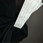 ZARA  black sheer floral lace striped bodysuit women's size small Photo 9