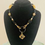 Vintage 70s Robert Rose designed gold plated with resin beads necklaces signed Photo 0